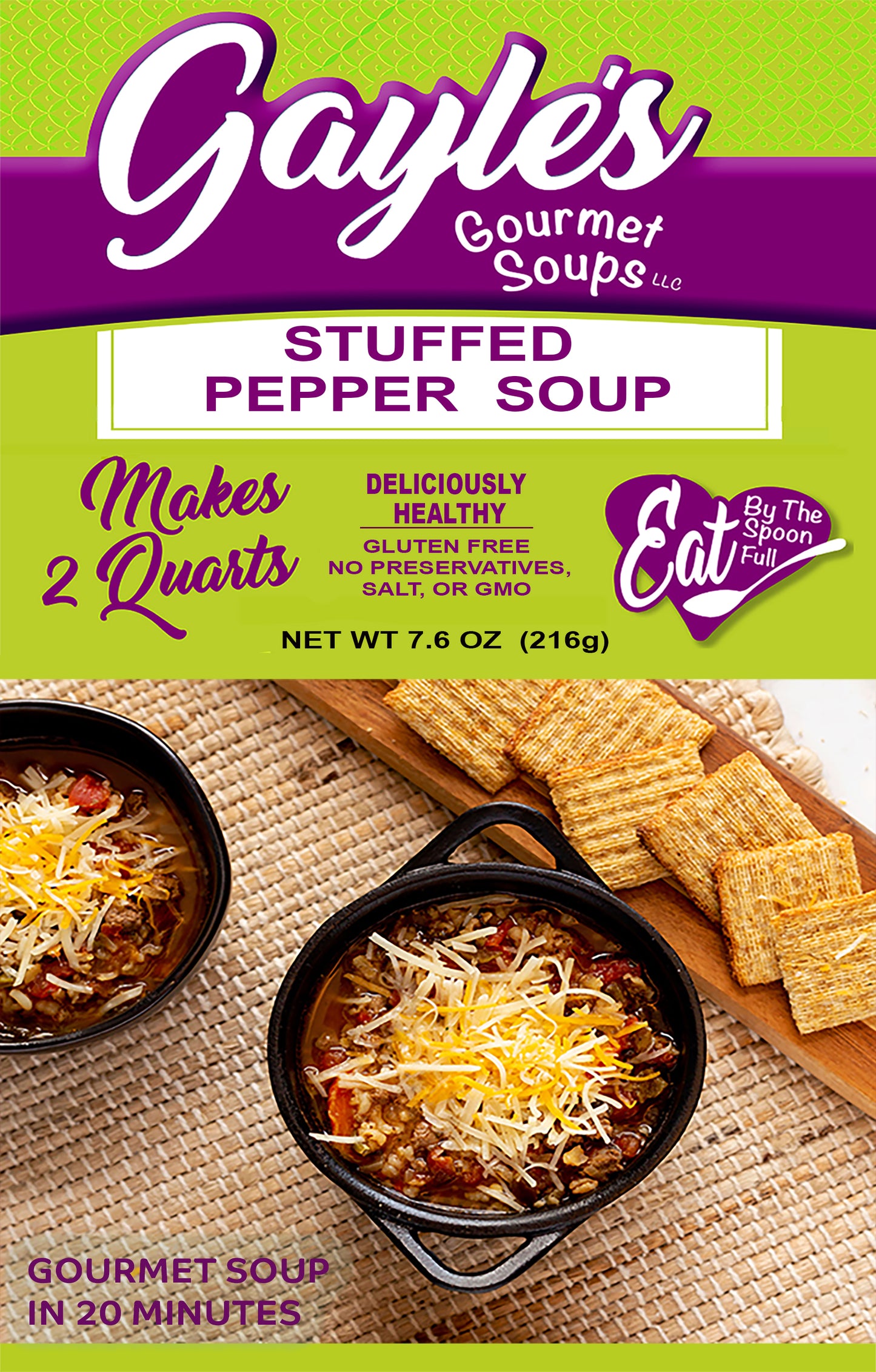 Stuffed Pepper Soup - Gayle's Gourmet Soups