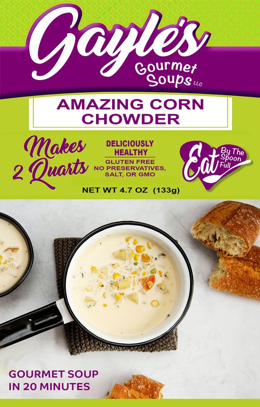 Amazing Corn Chowder - Gayle's Gourmet Soups